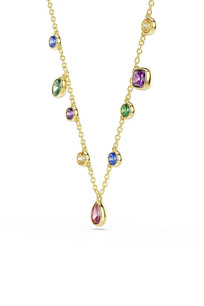 Doplnky Swarovski náhrdelník dámsky pozlátený zirkónový IMBER 5753274 zlatá