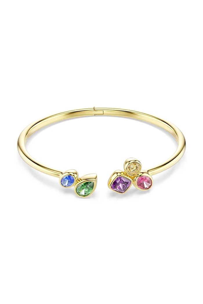 Swarovski zapestnica ženska pozlačena s kubičnim cirkonijem IMBER zlata 5753258