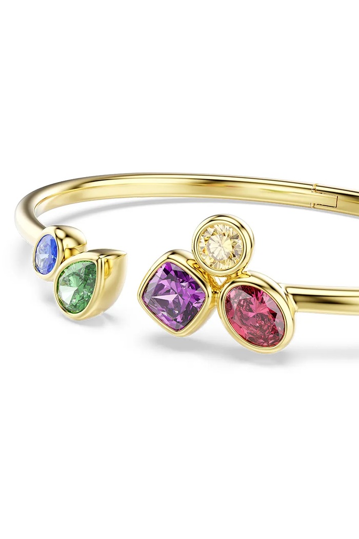 Swarovski zapestnica ženska pozlačena s kubičnim cirkonijem IMBER 5753258 zlata AW26