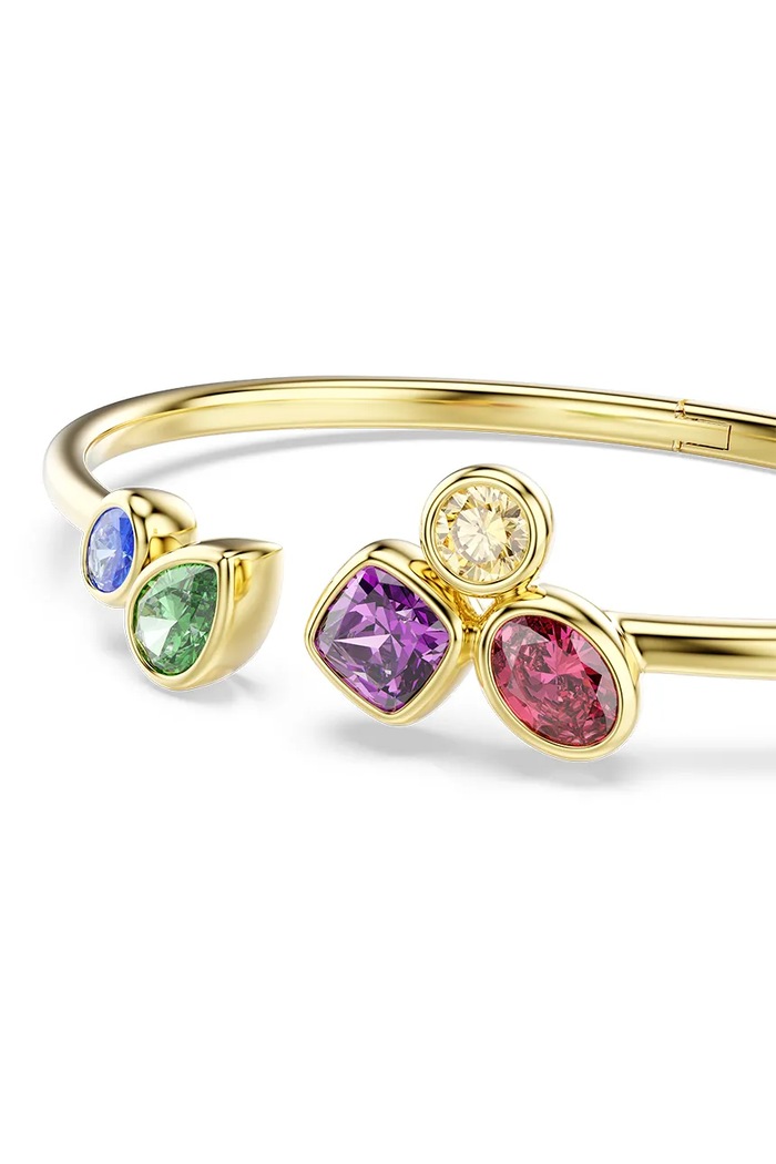 Swarovski zapestnica ženska pozlačena s kubičnim cirkonijem IMBER 5753259 zlata AW26