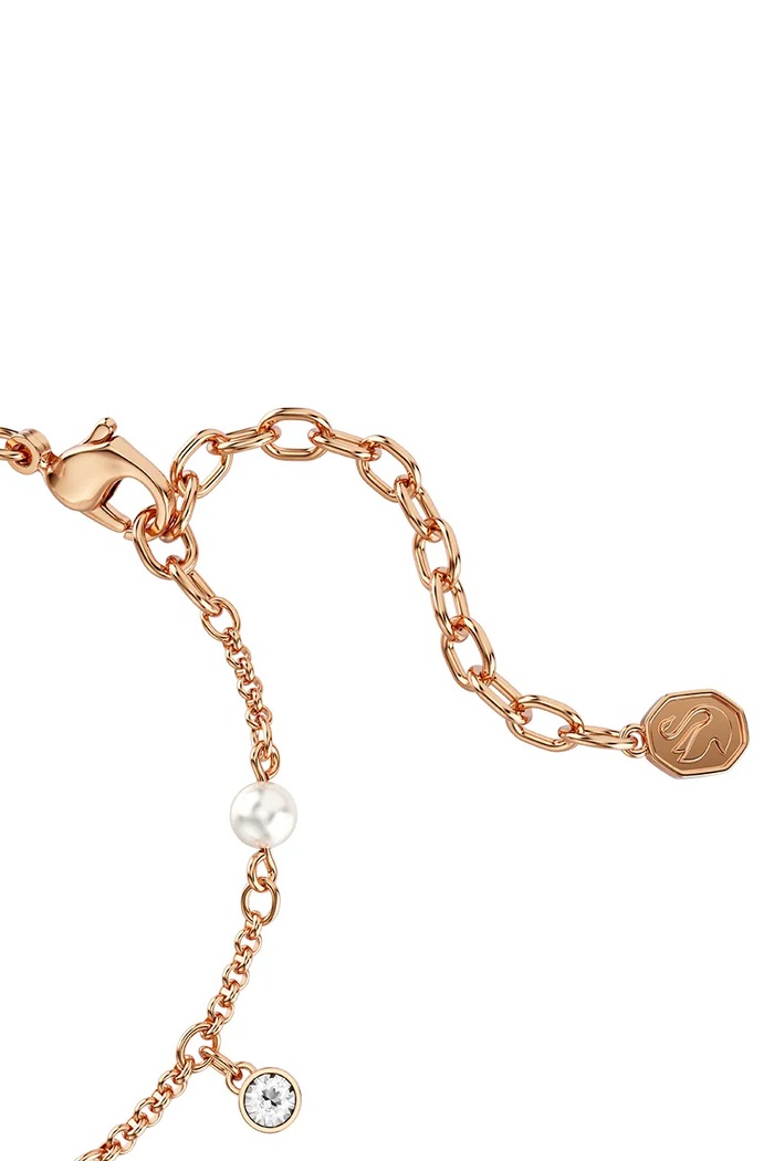 Dodatki Swarovski zapestnica ženska pozlačena s Swarovski kristalom IMBER 5754243 zlata