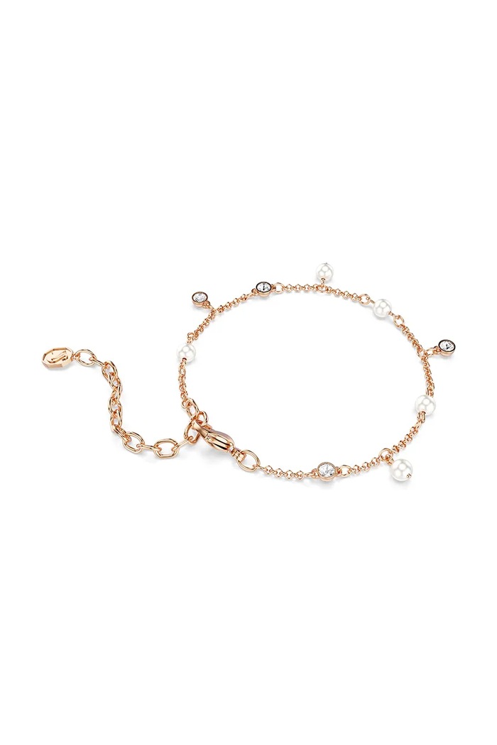 Swarovski zapestnica ženska pozlačena s Swarovski kristalom IMBER zlata 5754243