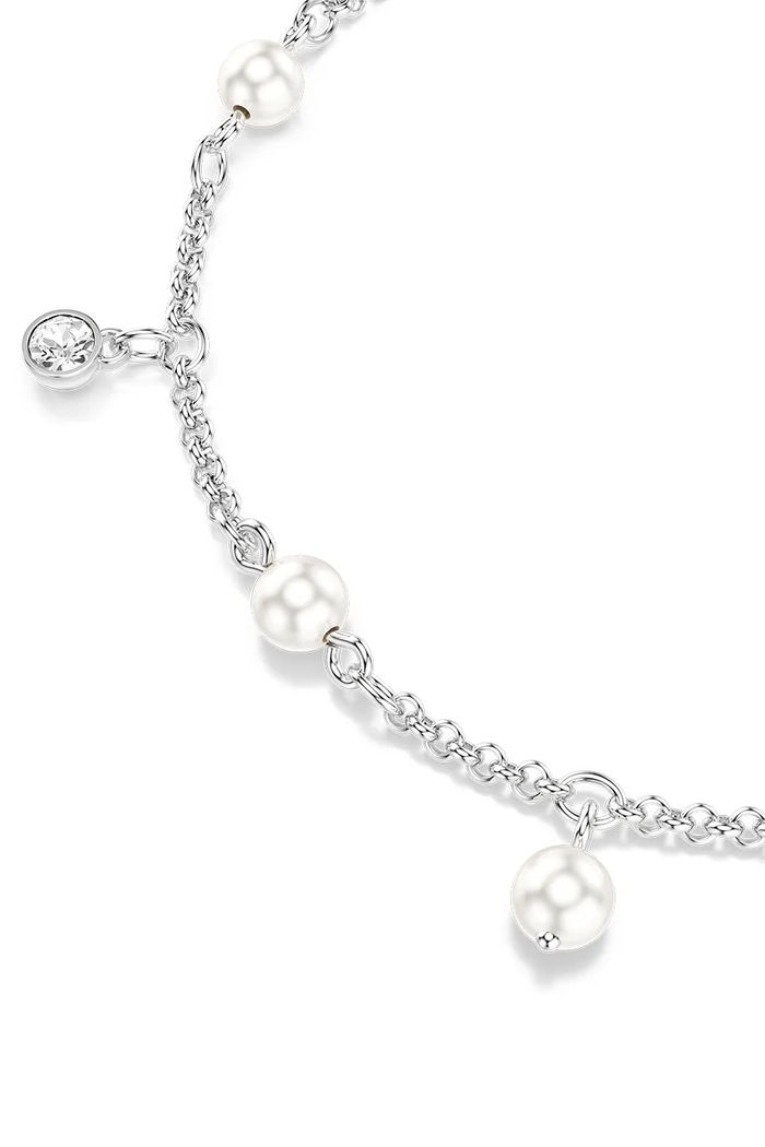 Swarovski zapestnica ženska kovinska IMBER 5754242 srebrna AW26