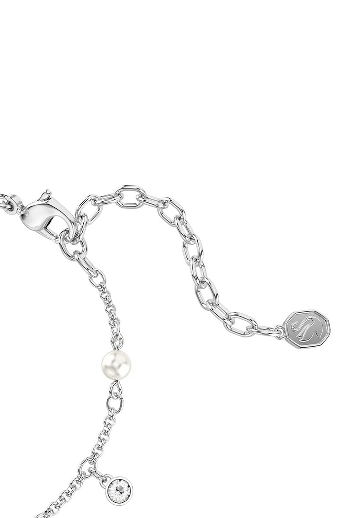 Dodatki Swarovski zapestnica ženska kovinska IMBER 5754242 srebrna