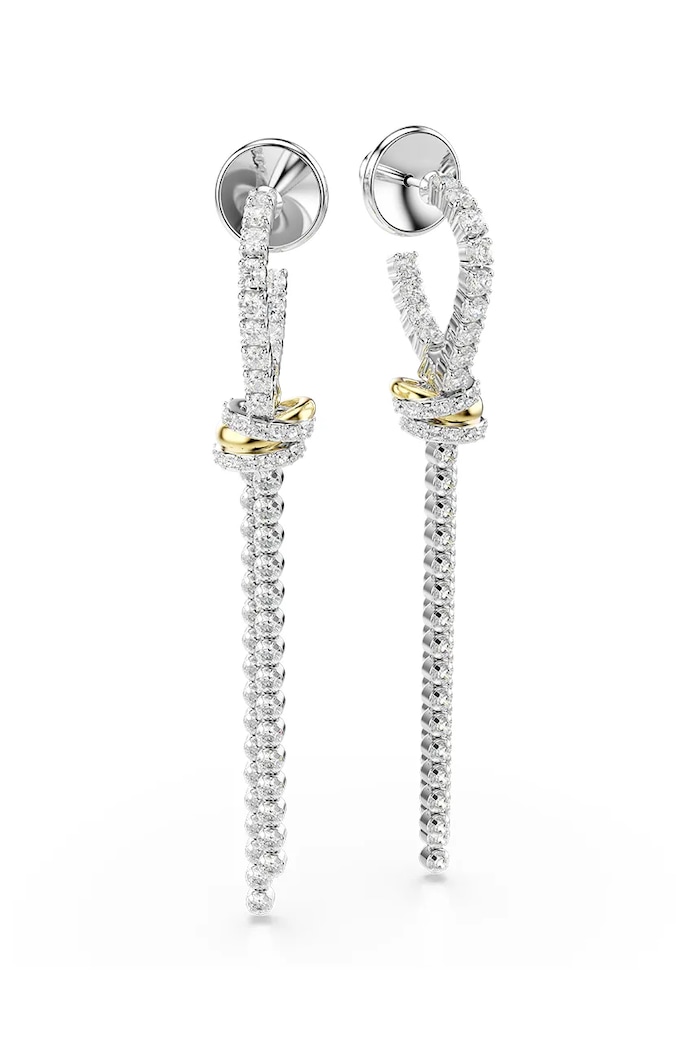 Swarovski сережки жіночі з цирконієм HYPERBOLA срібний 5752866