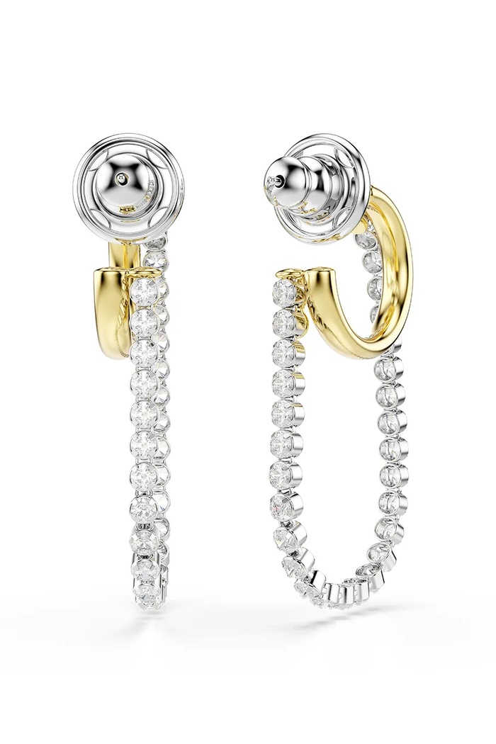 Αξεσουάρ Swarovski σκουλαρίκια Γυναικεία ζιργκόν HYPERBOLA 5749366 ασημί