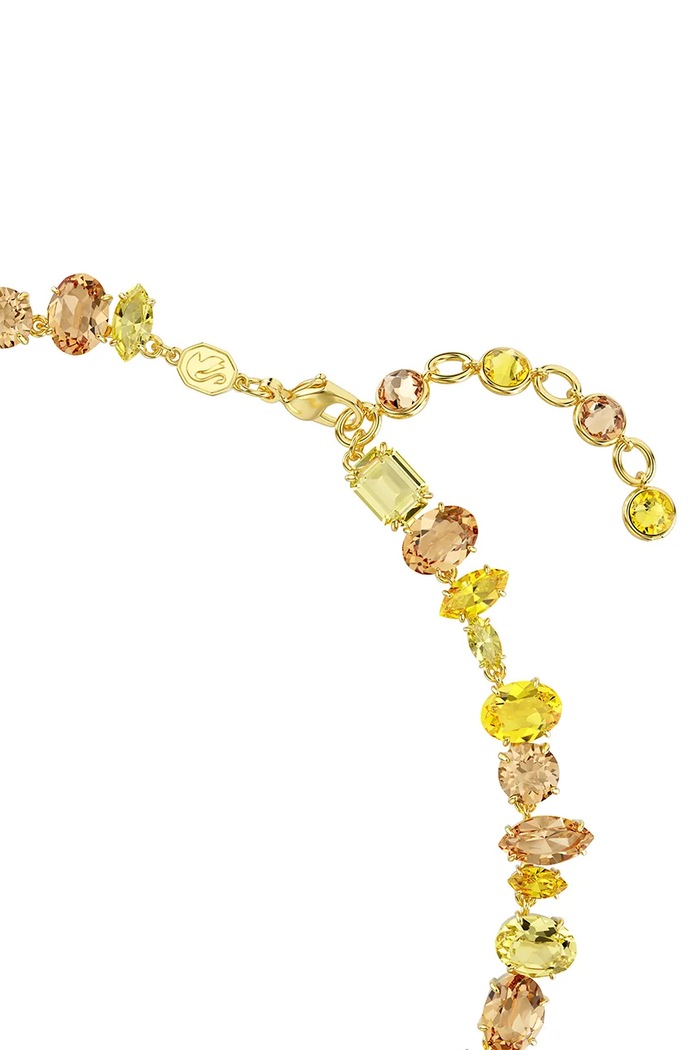 Αξεσουάρ Swarovski κολιέ γυναικείο επιχρυσωμένο με κρύσταλλο Swarovski GEMA 5754259 χρυσαφί