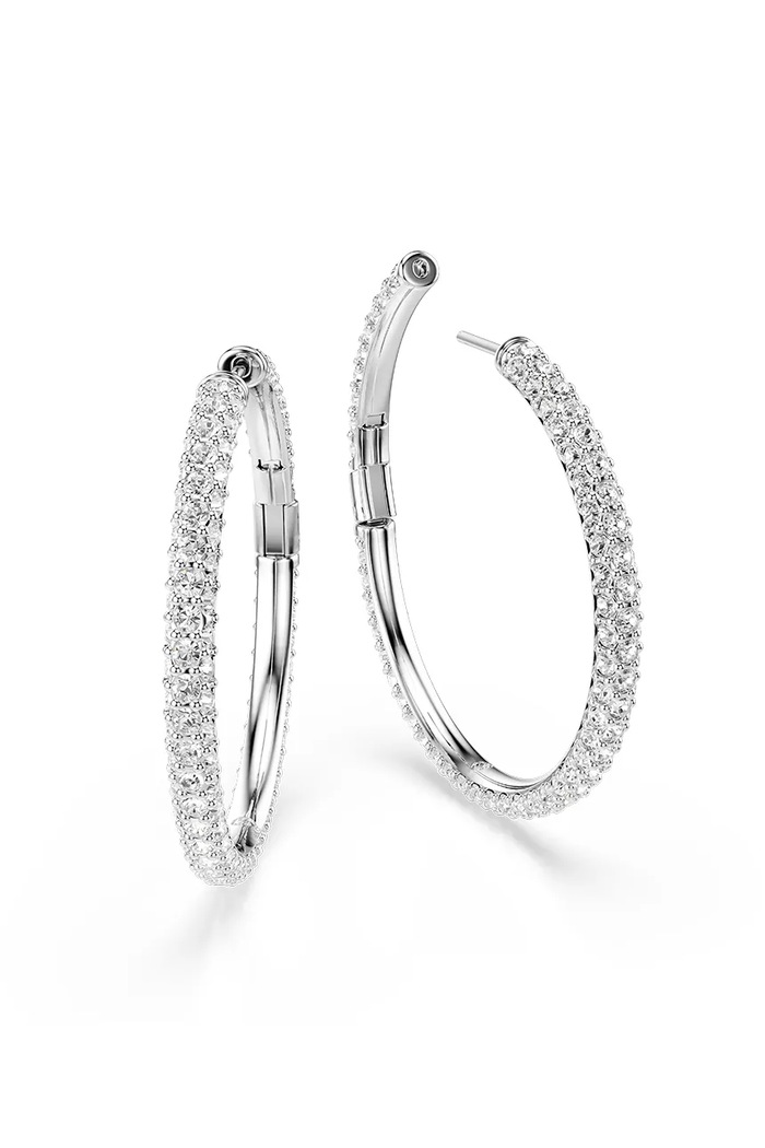 Swarovski σκουλαρίκια Γυναικεία κρύσταλλο DEXTERA ασημί 5754156