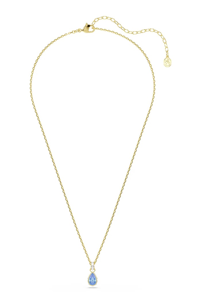 Swarovski naszyjnik damski pozłacany z cyrkonią CHROMA 5757786 złoty AW26