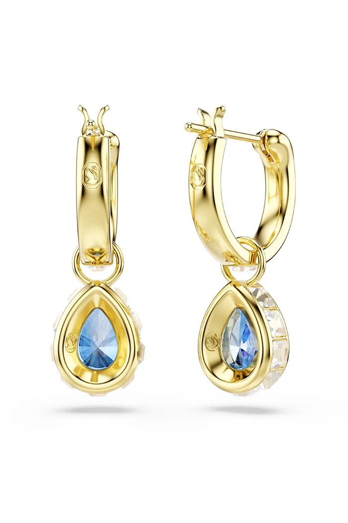 Αξεσουάρ Swarovski σκουλαρίκια γυναικεία επιχρυσωμένα ζιργκόν CHROMA 5757815 χρυσαφί