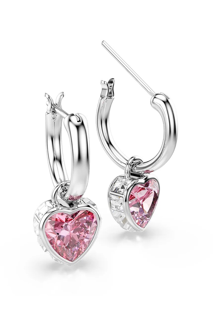 Swarovski kolczyki damskie metalowe z cyrkonią CHROMA srebrny 5757814
