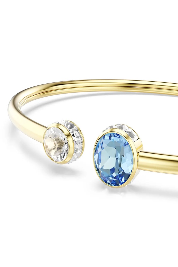 Swarovski bransoletka damska pozłacana z kryształem Swarovski CHROMA 5757998 złoty AW26
