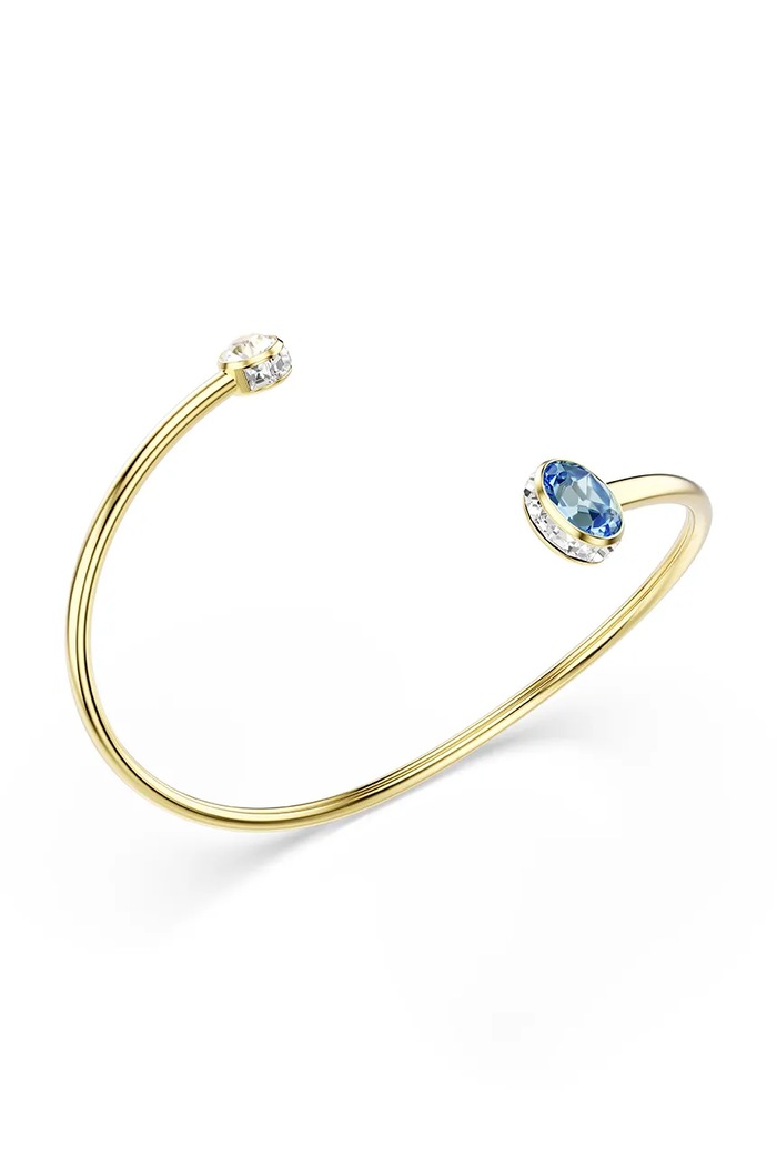 Akcesoria Swarovski bransoletka damska pozłacana z kryształem Swarovski CHROMA 5757998 złoty