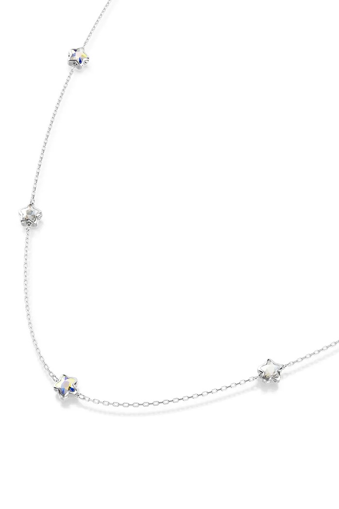 Swarovski ogrlica ženska s kristalom CHROMA srebrna 5754181