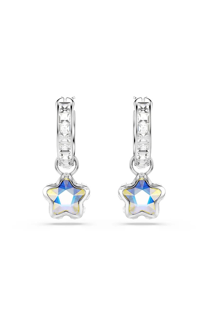 Swarovski сережки жіночі кристал Swarovski CHROMA 5754172 срібний AW26