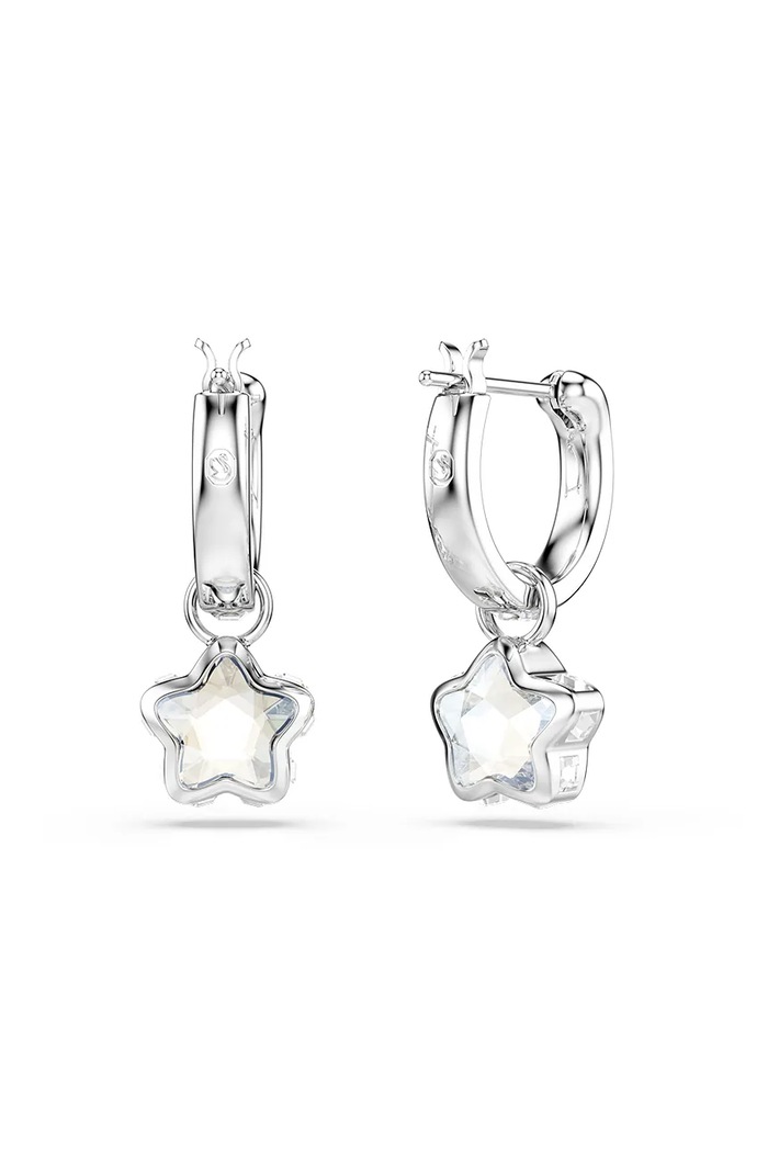 Аксесуари Swarovski сережки жіночі кристал Swarovski CHROMA 5754172 срібний