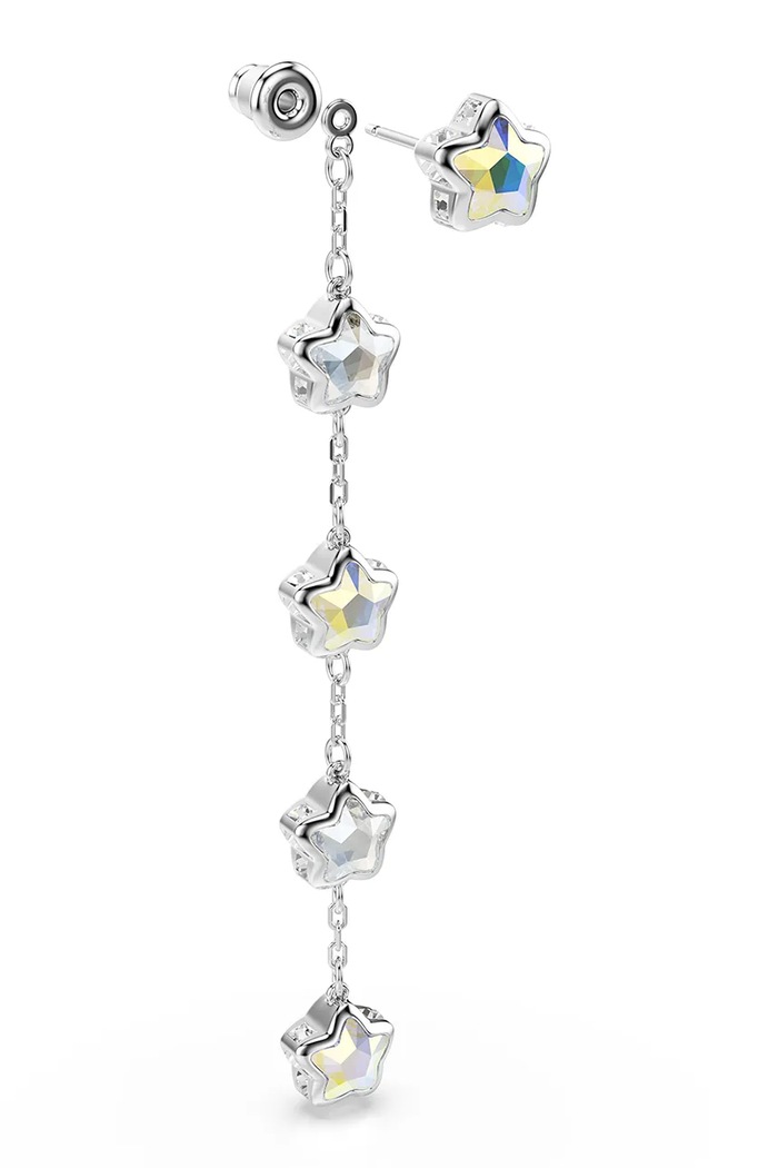Swarovski сережки жіночі кристал Swarovski CHROMA срібний 5754184