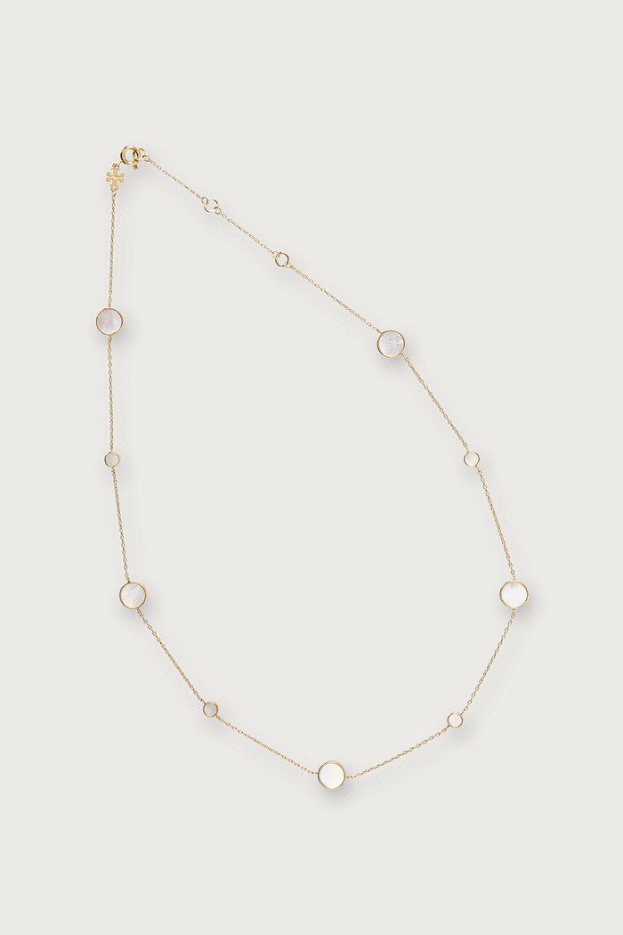 Tory Burch Naszyjnik pozłacany Icon złoty 187995