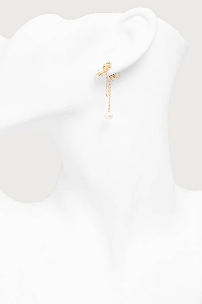 Akcesoria Tory Burch kolczyki damskie Moondance 184439 złoty