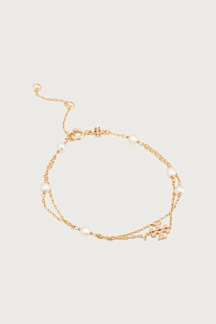 Tory Burch bransoletka damska pozłacana Moondance złoty 184438