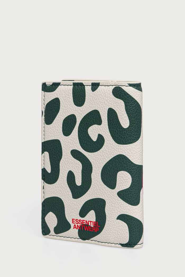 Essentiel Antwerp Etui na paszport damskie z imitacji skóry Kravel Kravel.K1OW beżowy AW26