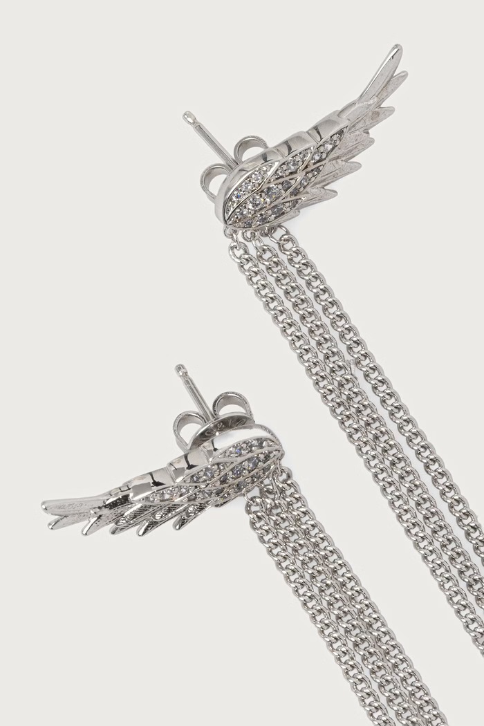 Zadig&Voltaire Náušnice dámske OWJW01774 strieborná AW26