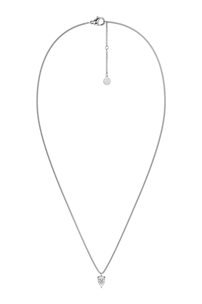 EDBLAD Naszyjnik damski z cyrkonią Arrow 131829 srebrny AW26