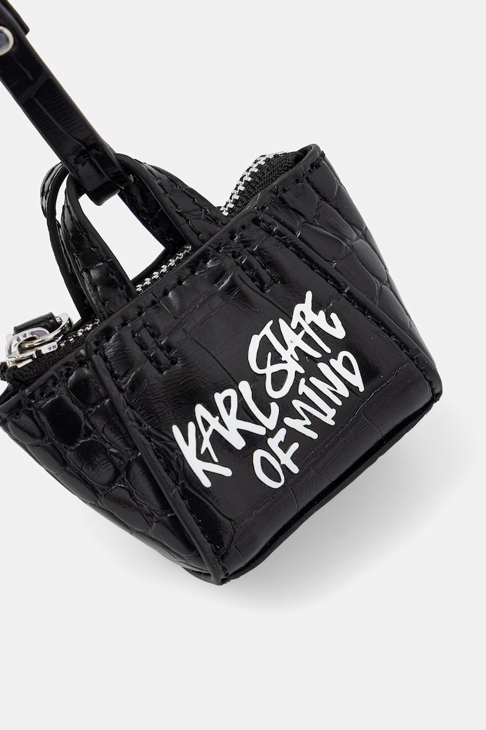 Karl Lagerfeld Jeans klíčenka dámská bez kamene B3W50042 černá AW26
