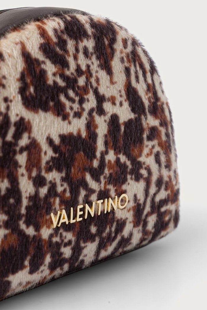Kosmetyczka damska LINE Valentino Bags VBEAEK502 brązowy