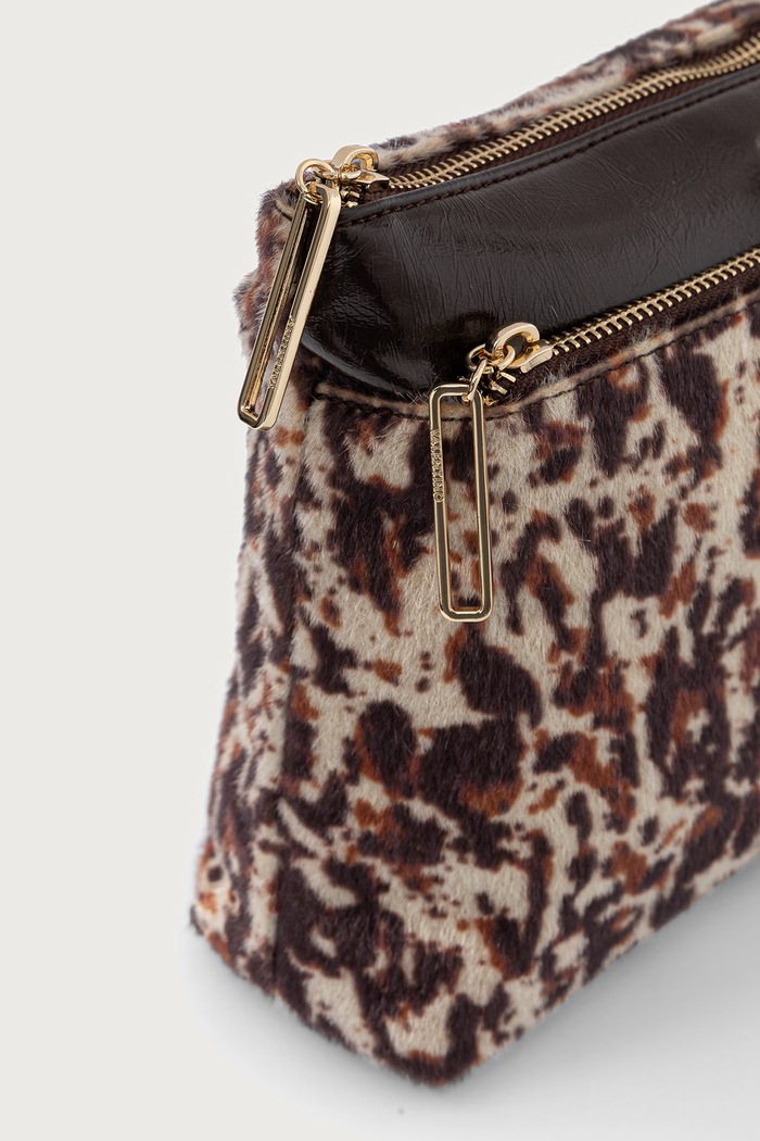 Akcesoria Valentino Bags Kosmetyczka damska LINE VBEAEK720 brązowy