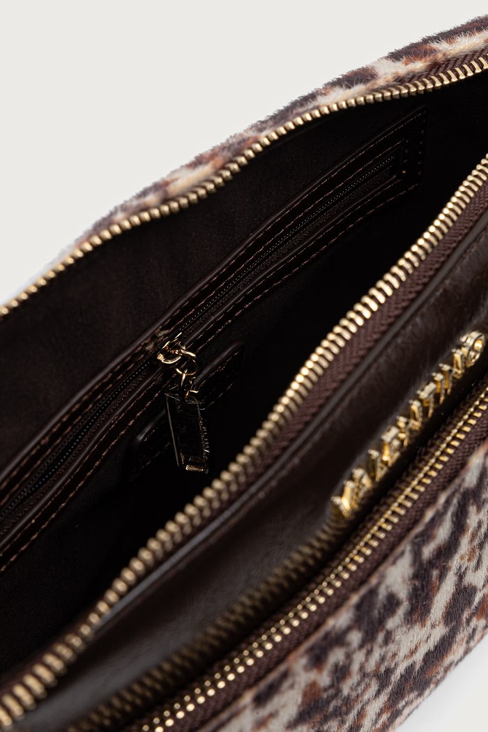 Kosmetyczka damska LINE Valentino Bags VBEAEK720 brązowy