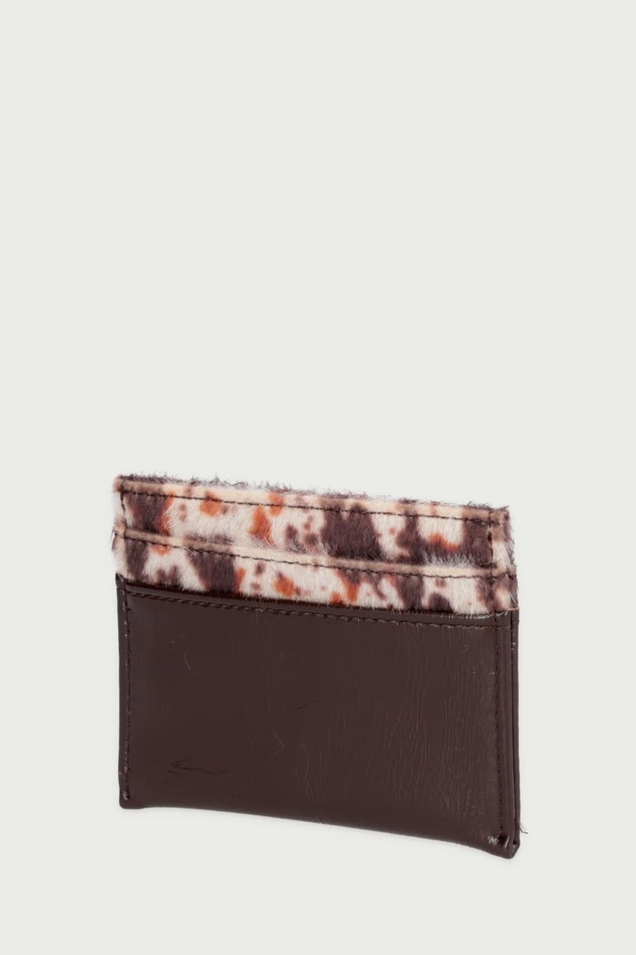 Valentino Bags Etui na karty damskie LINE VPSAEK121 brązowy AW26