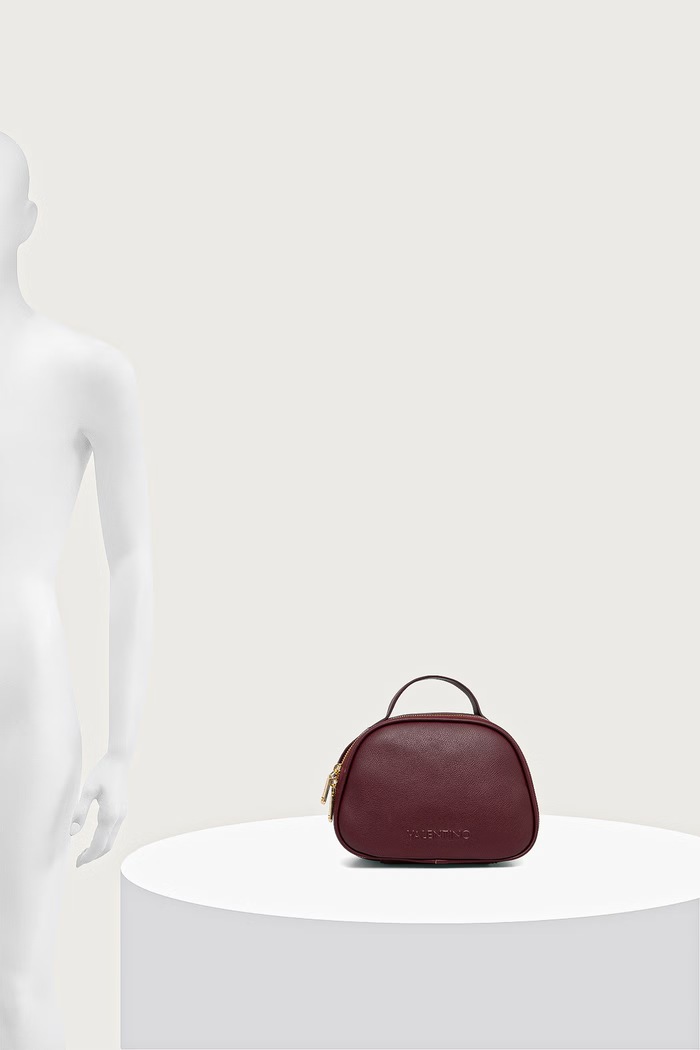 Kosmetyczka podróżna z imitacji skóry BIANKA RE Valentino Bags bordowy VBEA9U721