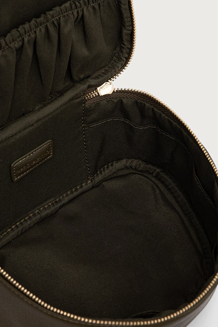 Kosmetyczka podróżna z imitacji skóry BIANKA RE Valentino Bags VBEA9U721 zielony