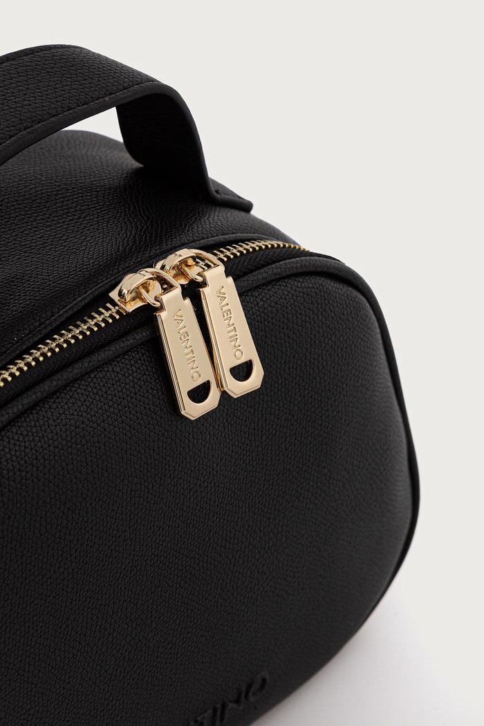 Kosmetyczka podróżna z imitacji skóry BIANKA RE Valentino Bags VBEA9U721 czarny