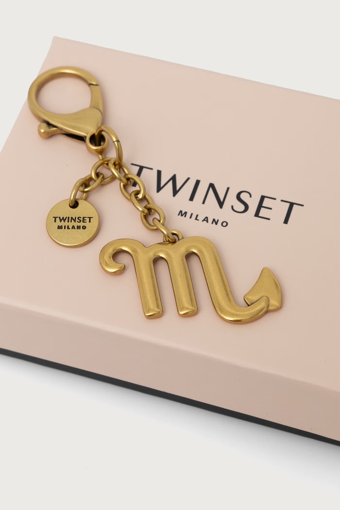 Twinset Брелок жіночий металевий Scorpio 999TL8020.SCORPIO золотий AW26