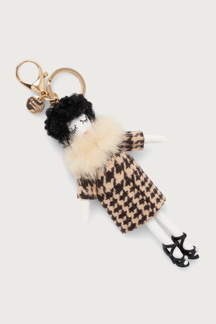 Twinset Kľúčenka dámska čierna 262TL8074