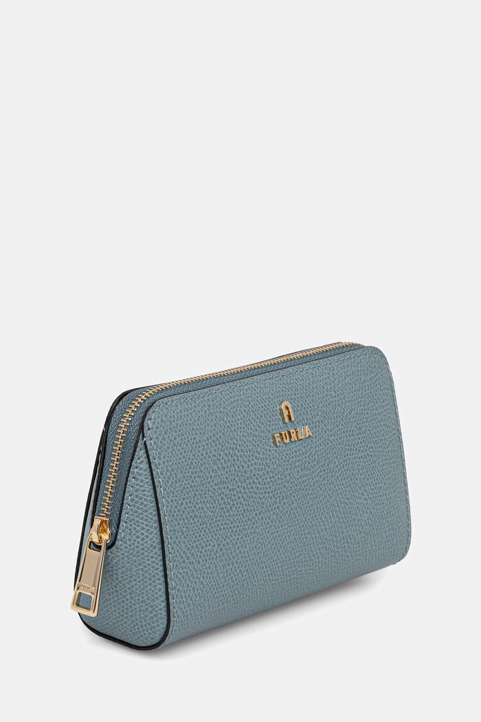 Furla kosmetyczka damska skórzana WE00449.ARE000.4896S turkusowy AW26