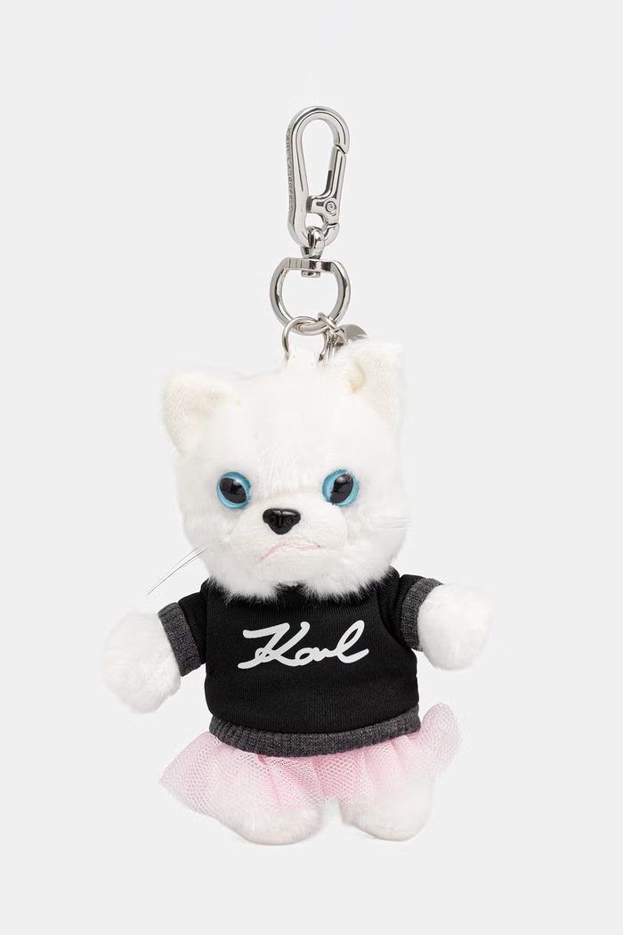 Karl Lagerfeld obesek za ključe ženski IKON bela B3W50013