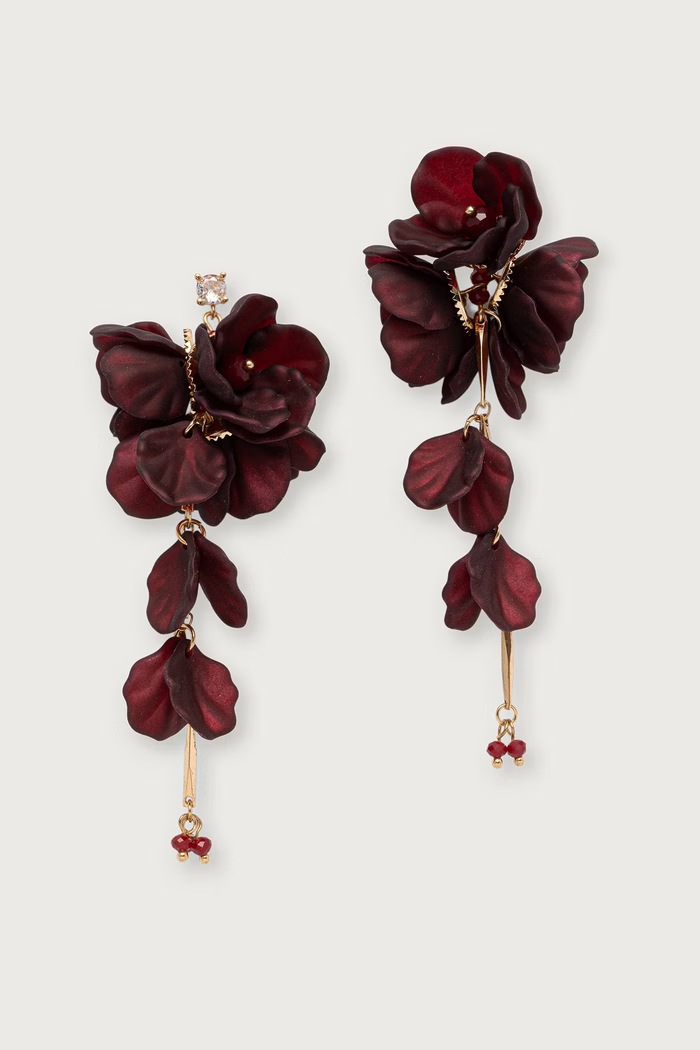Aldo Naušnice za žene CHICFLORAL bordo CHICFLORAL.601