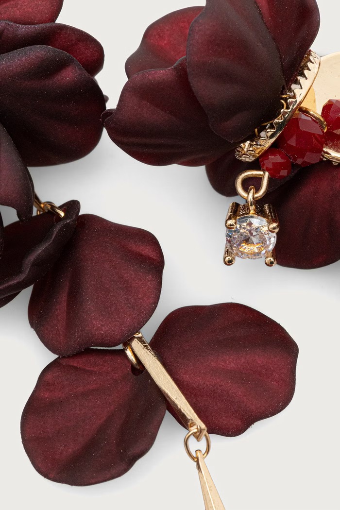 Aldo Naušnice za žene CHICFLORAL CHICFLORAL.601 bordo AW26