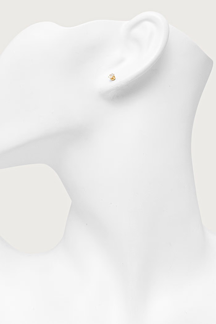 Doplňky Aldo Sada náušnic dámská pozlacená kubický zirkon MEEA 2-pack MEEA.102 zlatá