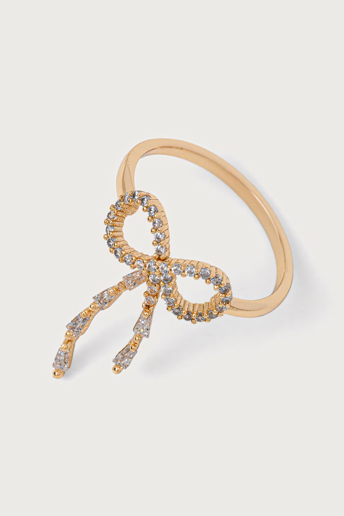 Aldo пръстен дамски позлатен модел с циркон RIBBELA RIBBELA.972 злато AW26
