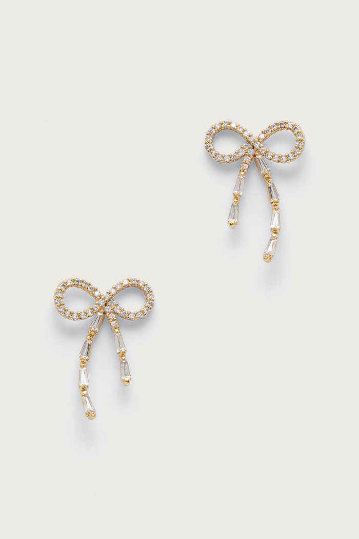 Aldo обици дамски позлатени с циркон RIBELLE злато RIBELLE.972