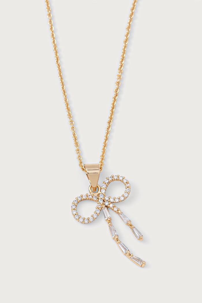 Aldo ogrlica ženska pozlačena s kubičnim cirkonijem RIBBONA RIBBONA.972 zlata AW26