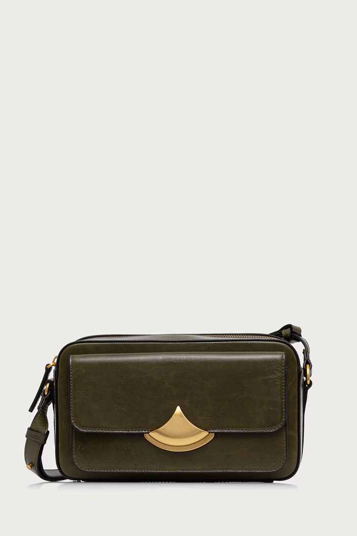 Sessun Torebka crossbody damska skórzana DIVICAM zielony 26102002