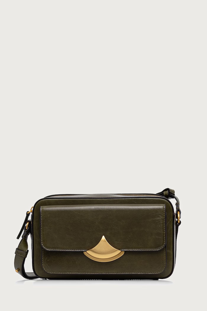 Sessun Torebka crossbody damska skórzana DIVICAM zielony 26102002