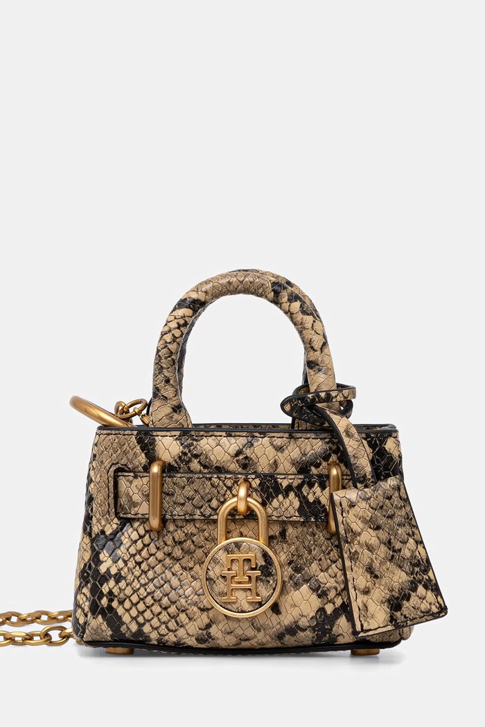 Tommy Hilfiger női bőr táska bézs AW0AW18715