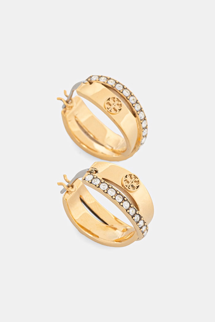 Tory Burch kolczyki damskie pozłacane Icon 184429 złoty AW26
