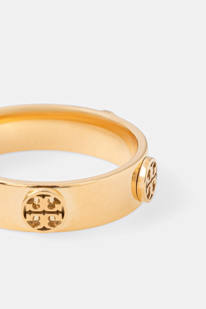 Tory Burch pierścionek damski ze stali nierdzewnej Icon 181932 złoty AW26